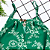 Blusa Regata Feminina Tecido Crepe Alça Fina com Pingente Verde - Imagem 2