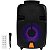 Caixa Karaokê  MEGA STAR SPA080BTC 8" 12.000 watts P.M.P.O com Bluetooth / USB Bivolt Preto - Imagem 1