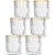 Jogo de Copos de Vidro FULL FIT Baixo Dunas com Filete 340 ml 06 Peças Dourado - Imagem 1