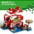 Brinquedo LEGO Minecraft Casa de Cogumelo Jogo Escolar Elementar - Imagem 8