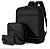 Mochila Executiva com Pochete e Estojo USB Porta Notebook Vermelho - Imagem 6