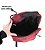 Mochila Executiva com Pochete e Estojo USB Porta Notebook Vermelho - Imagem 2