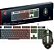 GAMES - Kit Teclado e Mouse KNUP Gamer com Fio Led RGB Retro Iluminação - Imagem 1