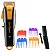 PET - Máquina de Tosa HTC CT-8086 5 Watts Recarregável Preto com Laranja - Imagem 1