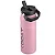 Garrafa Térmica STANLEY Messi Goat Aerolight Iceflow Bottle de 710 ml Rosa com Preto - Imagem 2