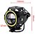 Conjunto Faróis de Motocicleta LED U7 Holofotes com 05 Peças em LED Angel Eyes Motocicleta Lâmpada Auxiliar Universal 125 W - Imagem 7