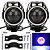Conjunto Faróis de Motocicleta LED U7 Holofotes com 05 Peças em LED Angel Eyes Motocicleta Lâmpada Auxiliar Universal 125 W - Imagem 1