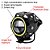 Conjunto Faróis de Motocicleta LED U7 Holofotes com 05 Peças em LED Angel Eyes Motocicleta Lâmpada Auxiliar Universal 125 W - Imagem 6