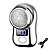 Barbeador Elétrico Portátil com Display Bateria LED USB Recarregável à Prova D'água Mini para Viagem Navalha Rotativa - Imagem 3