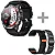 Relógio G-TiDE R6 Pro com GPS Bluetooth + 2 Pulseiras Preto - Imagem 1