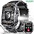 SmartWatch SACOSDING Masculino 3ATM à Prova D'água com Chamada Lanterna LED 2.02" Tela HD Bússola Rastreador Fitness Monitor de Pressão Arterial/HR - Imagem 1