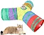 PET - Brinquedo Túnel para Gatos Coelhos e Furões em Y com Pelúcias Fácil de Guardar - Imagem 1