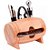 Barril em Bambu UNY GIFT Kit de Inox para Vinho Suporte com 04 Peças - Imagem 1