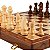 Jogo de Xadrez de Madeira Artesanal BAI FEN BAI TOYS Ano 1926 Dobrável de Alta Qualidade Grande Tradicional Clássico Feito à Mão Peças de Madeira Maciça Tabuleiro de Nogueira - Imagem 2