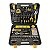 Ferramenta WTEMPO Kit Completo para Reparos Domésticos Automotivos Motocicletas Bicicletas Manuais Duráveis de Aço Carbono Inclui Estojo de Armazenamento Resistente com 118 Peças Preto com Amarelo - Imagem 5