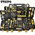 Ferramenta WTEMPO Kit Completo para Reparos Domésticos Automotivos Motocicletas Bicicletas Manuais Duráveis de Aço Carbono Inclui Estojo de Armazenamento Resistente com 118 Peças Preto com Amarelo - Imagem 12