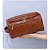 Necessaire de Luxo Vintage para Viagem Negócios Cosméticos Maquiagem Marrom - Imagem 5