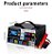 Carregador para Bateria Automotiva 12v24v 220W Carregador Inteligente Reparo de Pulso de Alta Frequência Totalmente Automático Alta potência com Display LCD - Imagem 4