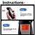 Bafômetro Digital Profissional Mini Alcotester Tela LCD Testador de Álcool no Hálito Tela com Luz de Fundo - Imagem 9