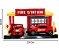 Brinquedo PLAY CITY Estação de Bombeiros Helicóptero e Carrinho - Imagem 4