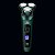 Barbeador 04 em 01 Elétrico Inteligente com Display Digital LCD com Três Cabeças Flutuante Navalha USB Recarregável Lavagem Multi-Função Faca de Barba - Imagem 8