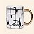 Coleção Elegance | Caneca Personalizada de Alça Cromada | Carla Amaro Home - Imagem 1