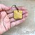 Colar Difusor Pessoal de Óleos Essenciais Quadrado Amarelo - Imagem 1