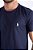 Camiseta RL Custom Fit Algodão Azul Marinho - Imagem 5
