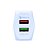 Tomada Carregador com 2 Vias Usb Dotcell Branco DC-TC270 - Imagem 2
