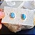Brinco  Larimar - Imagem 1