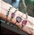 Pulseira jóia bruta turmalina Melancia - Imagem 4