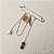 Alfinete Broche com Pedras Naturais - Imagem 2
