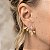 Brinco Folha Dourado - Imagem 1