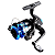 Molinete Ultra Light JL200 Micro Pesca 3 Rolamentos Leve e Resistente - Imagem 7