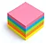 Bloco para Recado Cubo Cores com 500 Folhas Sortidas - Imagem 2