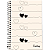Caderno Espiral 1/4 Emotions Capa Dura 96 Folhas KIT - Imagem 4
