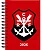 Agenda 2026 Flamengo 100 x 150 mm Espiral Capa Dura 160 Páginas - Imagem 3