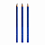 Kit com 3 Lápis Faber-Castell Grip 2001 HB Nº2 Azul - Imagem 1