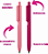 Lapiseira Holic All Rosé 0.7mm Tris – Design Elegante com Toque Aveludado - Imagem 4