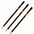 Kit com 3 Lápis Preto Maped Black Peps Graduado 6B – Traço Macio e Intenso - Imagem 1
