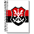 Kit Presente Flamengo Oficial Branco – Caderno, Estojo e Canetas Licenciadas - Imagem 5