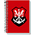 Kit Presente Flamengo Oficial Vermelho – Caderno, Estojo e Canetas Licenciadas - Imagem 5