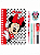 Kit Presenteável Oficial da Minnie – Caderno Universitário e Papelaria Completa - Imagem 1