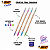 Kit com 4 Canetas Esferográficas BIC Cristal Fashion Color – Escrita Macia e Cores Vibrantes - Imagem 7