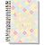 Caderneta 1/8 Fashion World KIT Capa Dura Espiral 96 Folhas - Imagem 2