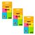 Kit com 3 Blocos Adesivo Neon 38x51mm Pimaco – Kit com 4 Blocos de 50 Folhas - Imagem 1