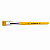 Kit de Pinceis para Pintura Chato K21 Cabo Longo Amarelo - 0, 2, 4, 6,  8 - Imagem 4