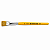 Kit de Pinceis para Pintura Chato K21 Cabo Longo Amarelo - 0, 2, 4, 6,  8 - Imagem 5