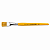 Kit de Pinceis para Pintura Chato K21 Cabo Longo Amarelo -10, 12, 14, 16, 18 - Imagem 4