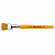 Kit de Pinceis para Pintura Chato K21 Cabo Longo Amarelo -10, 12, 14, 16, 18 - Imagem 5